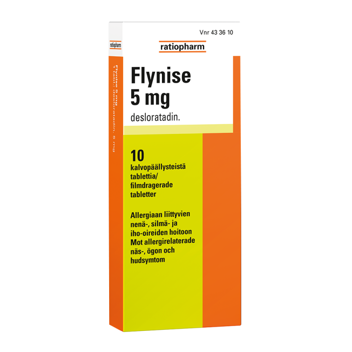 FLYNISE tabletti, kalvopäällysteinen 5 mg 10 fol kuva 2