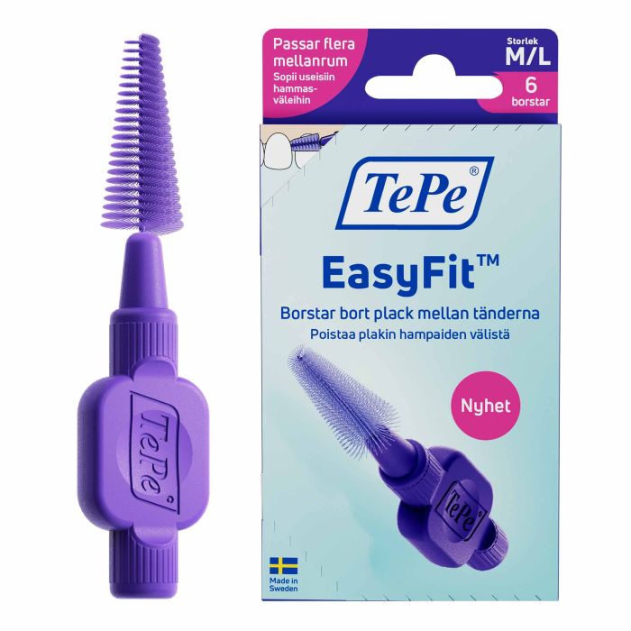 TePe EasyFit hammasväliharja M/L 6 kpl kuva 1
