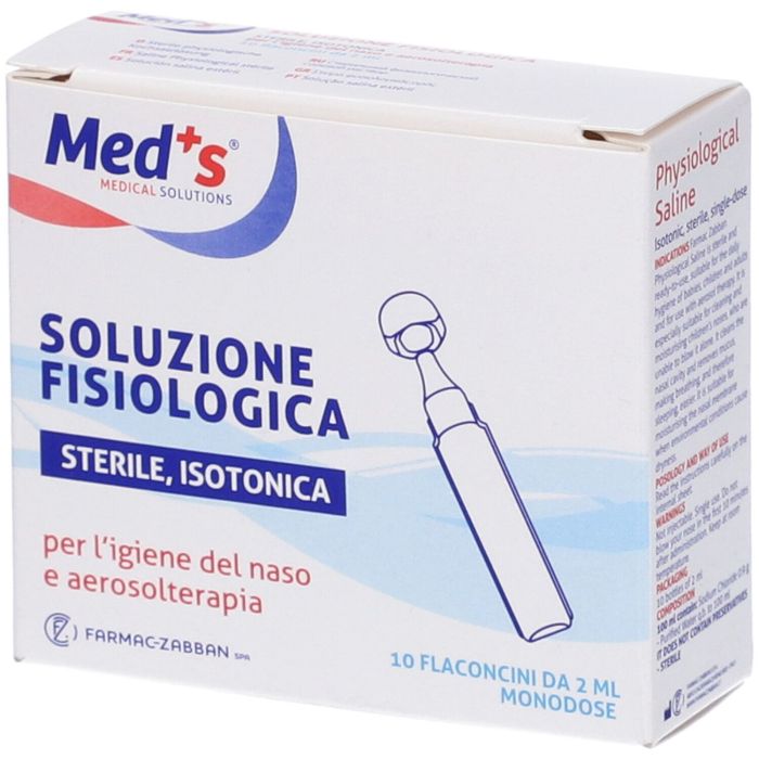 MEDS Fysiologinen suolaliuos NaCL 0,9 % 10 x 2 ml