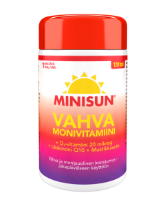 Minisun monivitamiini Vahva 120 tabl