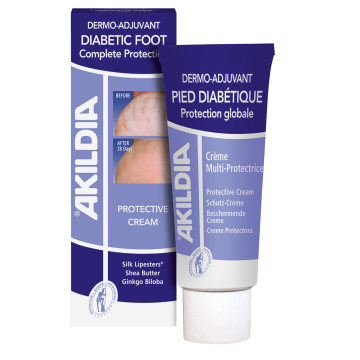 Akileine Akildia Multi-protective Cream, hoitovoide diabeetikoille 75 ml