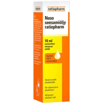 Naso seesamiöljy ratiopharm spray 10 ml