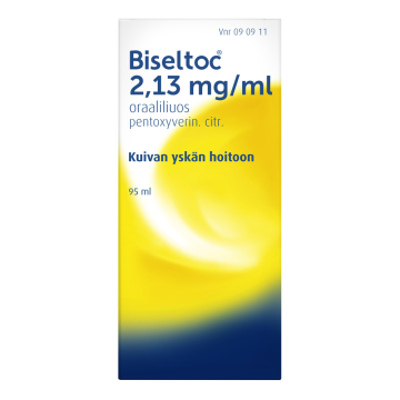BISELTOC oraaliliuos 2,13 mg/ml 95 ml