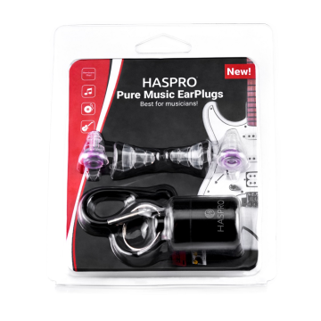 Haspro PURE MUSIC silikonikorvatulpat 2 paria