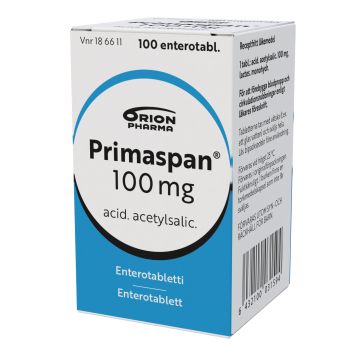 PRIMASPAN enterotabletti 100 mg 100 kpl