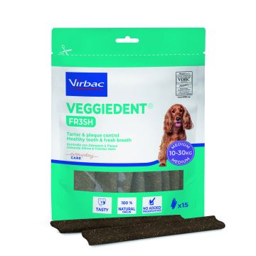 Virbac VeggieDentFr3sh koirille 10-30 kg 15 kpl
