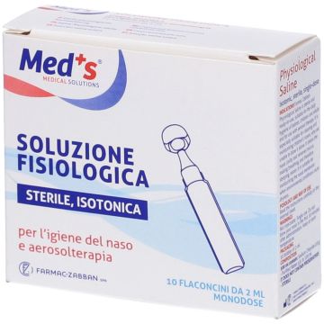 MEDS Fysiologinen suolaliuos NaCL 0,9 % 10 x 2 ml
