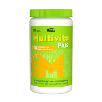 Multivita Plus monivitamiini 200 tabl