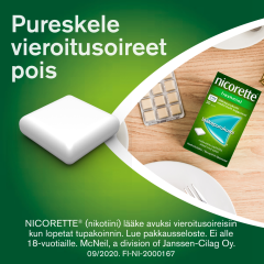 NICORETTE MENTHOLMINT lääkepurukumi 4 mg 105 fol