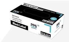 Safe Care Nitriilikäsine puuteriton musta koko S 100 kpl