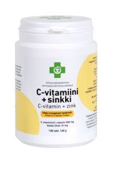 APTEEKKI C-vitamiini + sinkki trooppiset hedelmät 100 tabl