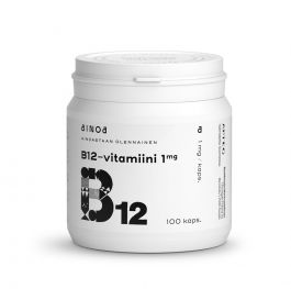 Ainoa B12-vitamiini 1mg 100 kaps - Hollolan apteekki