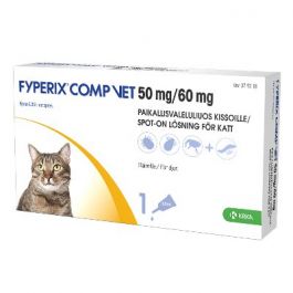 FYPERIX COMP VET 50/60 mg paikallisvaleluliuos (kissoille)0,5 ml - Hollolan  apteekki