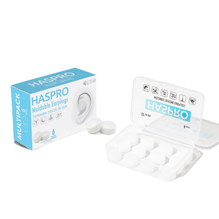 1000021383_Haspro_MOLDABLE_silikonikorvatulp_vaalea_6_paria_pakkauskuva_Pakkauskuva22762_jpg